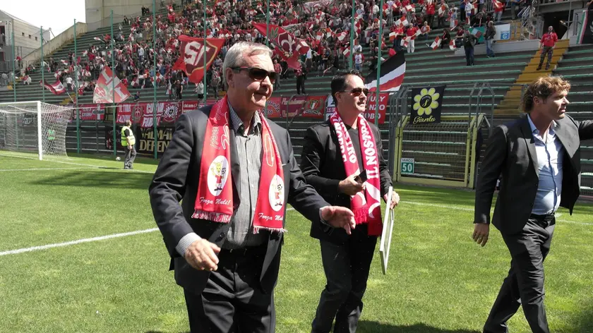 Lasorte Trieste 08/05/16 - Triestina - Venezia, Presidente Mario Biasin