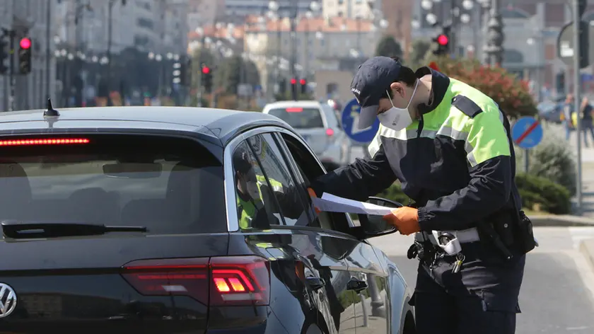 Controlli sulle Rive di Trieste durante il lockdown