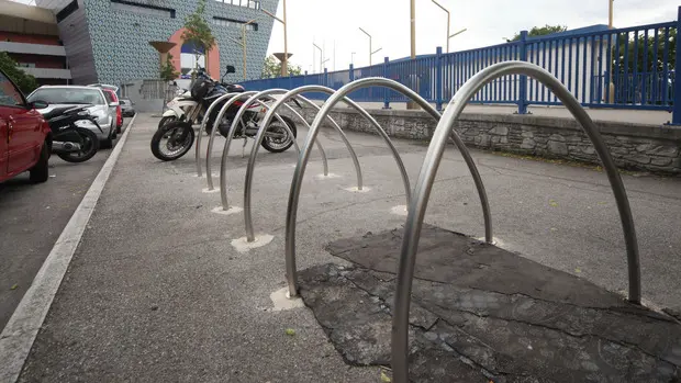 Lasorte Trieste 11/05/14 - Piscina Bianchi, Nuovo Parcheggio Bici