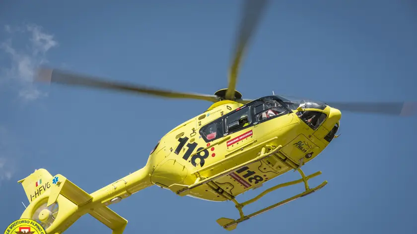 A Claut è intervenuto l'elisoccorso regionale