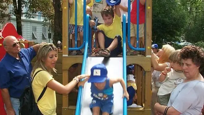Bumbaca Gorizia Giardini, inauguraz. parco giochi