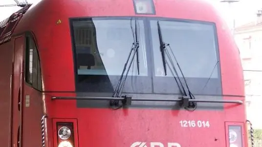 Un locomotore delle ferrovie austriache