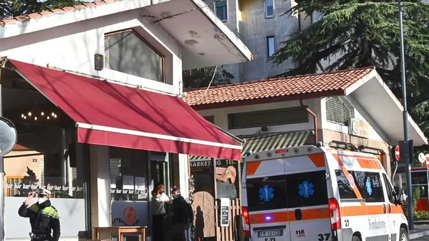 Foto BRUNI 15.12.2020 Osteria del Borgo: rissa con pestaggio del barista