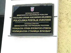 Un cartello bilingue a Vukovar