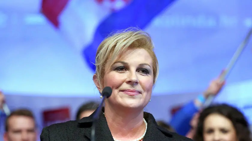 La presidente della Repubblic di Croazia Kolinda Grabar Kitarovic