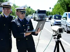 Un'immagine di archivio del Targa system entrato in funzione in un altro comune di d'Italia