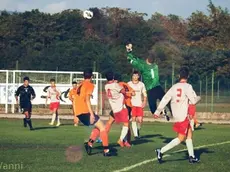 Un'uscita del portiere cormonese Sant