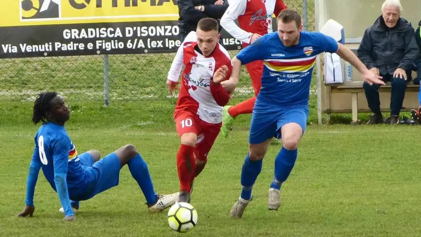 Bumbaca Gorizia 17_03_2018 calcio ProRomansMedea vs Juventina © Fotografia di Pierluigi Bumbaca