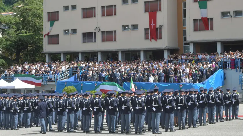 giuramento degli allievi alla Scuola della Polizia di Stato a San Giovanni Foto Francesco Bruni
