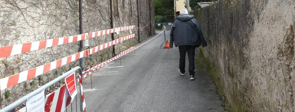 Bumbaca Gorizia 17.02.2018 Caserma del Fante transennata disagi spesa © Fotografia di Pierluigi Bumbaca