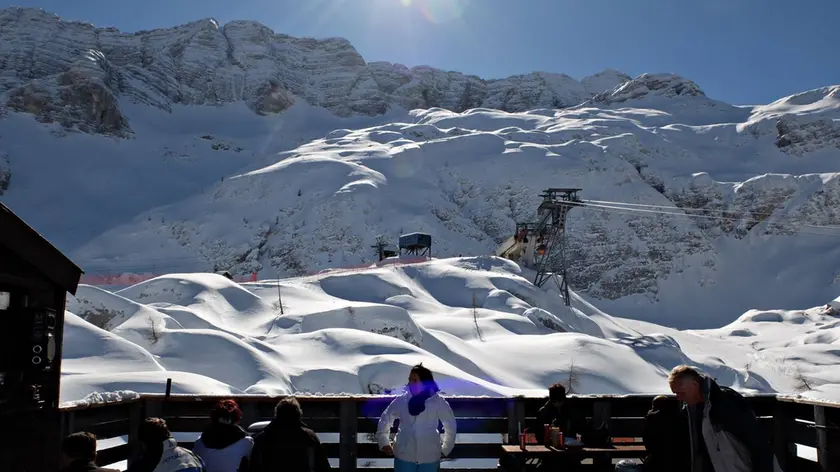 Il panorama di Sella Nevea