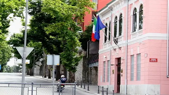 La sede del consolato generale d’Italia a Capodistria a palazzo Vianello