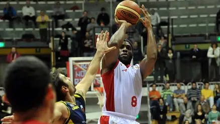 Foto Bruni 01.12.13 Basket A2 Gold:ACEGAS TRIESTE-SIGMA BARCELLONA-Will Harris