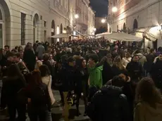 Via Torino sabato sera