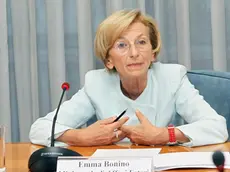 Il ministro degli Affari Esteri Emma Bonino a Roma il 3 luglio 2013. ANSA/FABIO CAMPANA