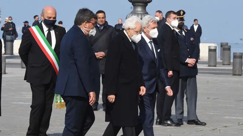 Foto Bruni Trieste 28.03.2022 Il Presidente Mattarella in Prefettura