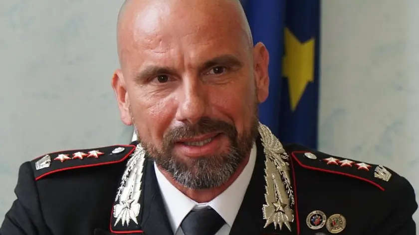 Il colonnello dei Carabinieri Massimiliano Bolis Foto Marega