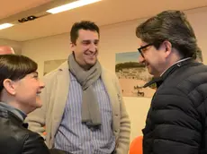 Da sinistra Debora Serracchiani, Gianluca Madriz e Zeno D'Agostino