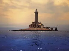 Il faro di Porer sulla punta meridionale della penisola istriana