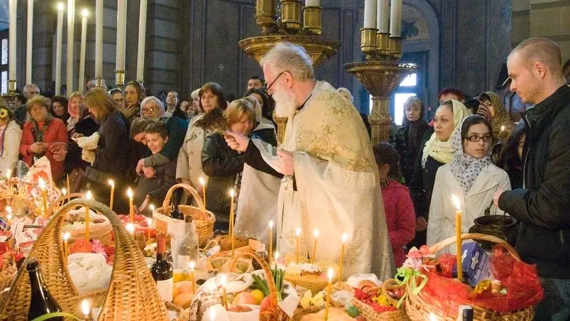 La Pasqua ortodossa festeggiata nella chiesa di San Spiridione lo scorso anno