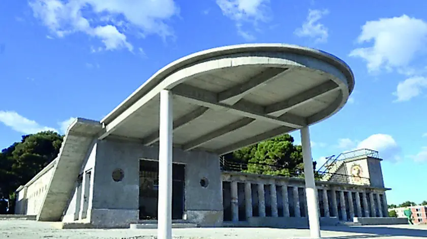 Uno scatto d’archivio del bagno di Stoia a Pola