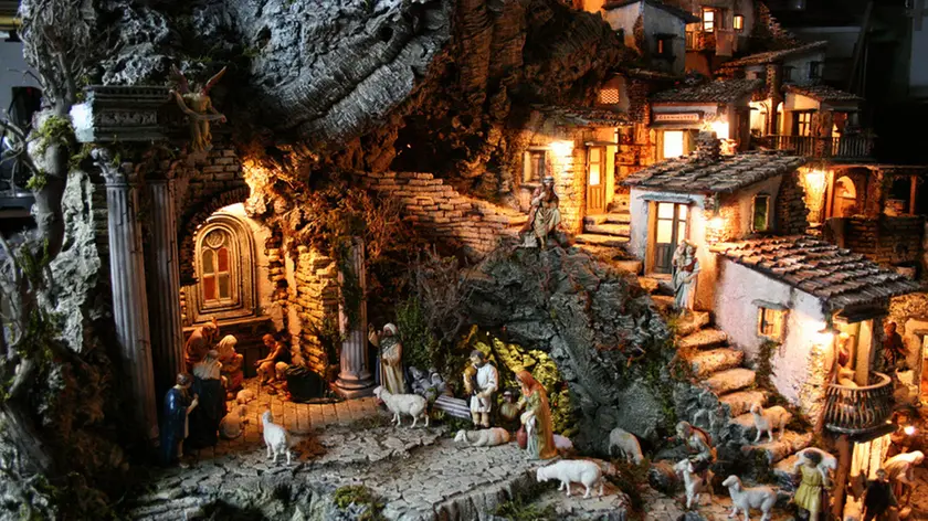 Un presepe, simbolo del Natale cristiano