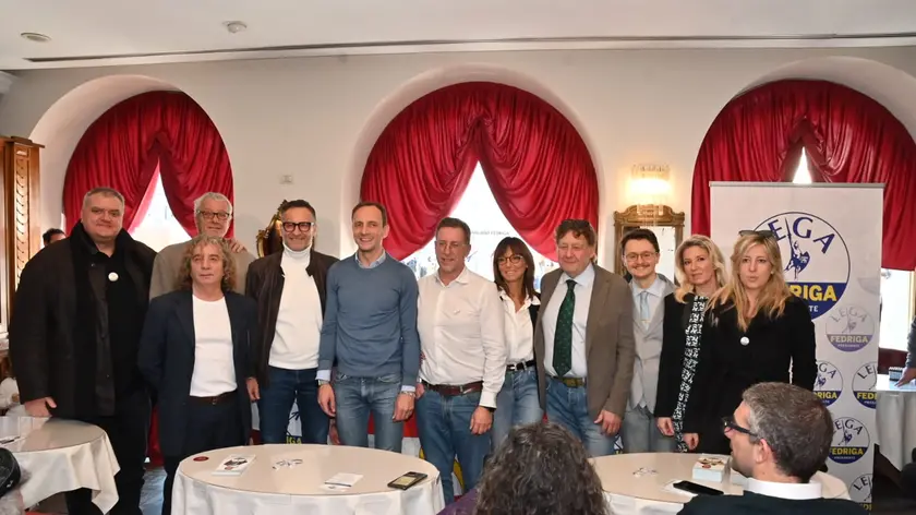 La presentazione dei candidati triestini della Lega (Bruni)