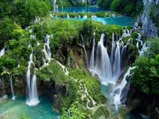 Uno scorcio del parco nazionale dei laghi di Plitvice