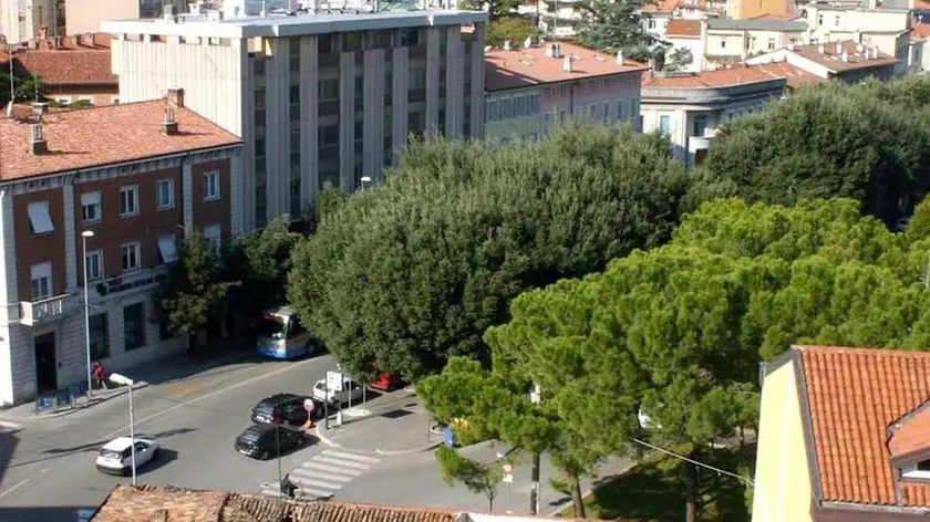 Una veduta del centro di Monfalcone