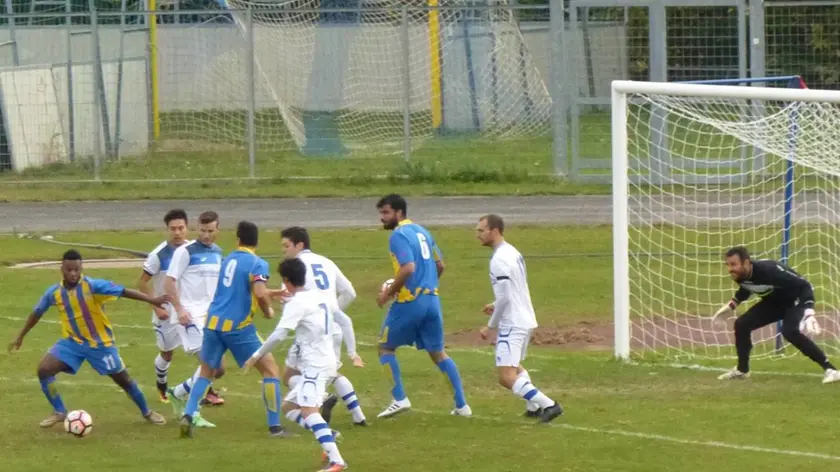 Bumbaca Gorizia 05.11.2017 calcio ISM Gradisca vs Sistiana Sesljan © Fotografia di Pierluigi Bumbaca