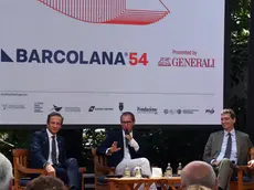 Foto Bruni Trieste 29.06.22 Barcolana 54- la presentazione con Fedriga,Gialuz e Sironi (pres.Generali)