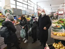 Il sindaco Dipiazza al Mercato coperto