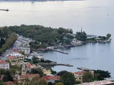 La parte più a nord il terrapieno di Barcola (foto Silvano)