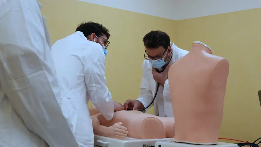 Lasorte Trieste 19/11/21 - Via Valdoni, Cattinara, Inaugurazione Nuovo Centro di Simulazione Medica