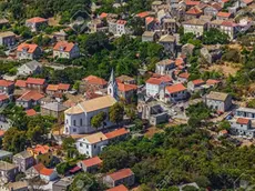 Small village Janjina in the centre of the Peljesac peninsula near Dubrovnik in Croatia.