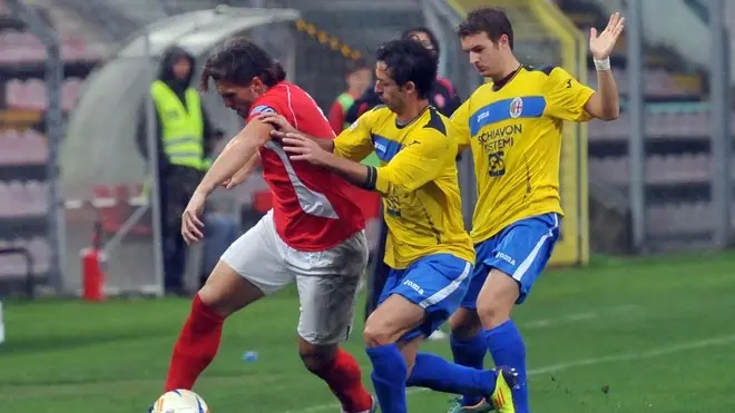 Foto Bruni 03.11.13 Calcio:Triestina-Alba Padova 1-0--Godeas