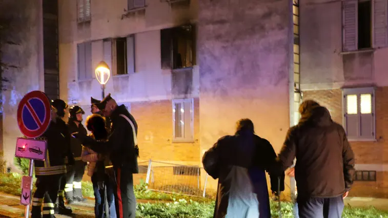 Lasorte Trieste 08/11/17 - Via S.Pelagio, Incendio
