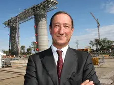 03/10/08 - INAUGURAZIONE ALL'ARSENALE DELLE STRUTTURE DI ORMEGGIO PER IL RIGASSIFICATORE 'ADRIATIC LNG' DI PORTO LEVANTE - PIERGIORGIO BAITA PRESIDENTE MANTOVANI SPA