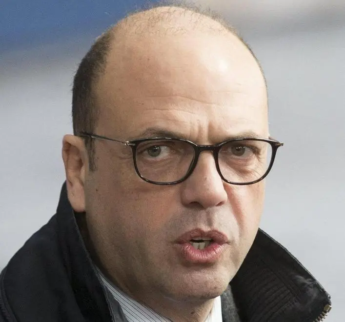Italian Foreign Minister Angelino Alfano arrives to the the European Union (EU) Foreign Affairs Council in Brussels, Belgium, 06 March 2017. ANSA/OLIVIER HOSLET