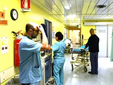 L’interno dell’ospedale di Cattinara