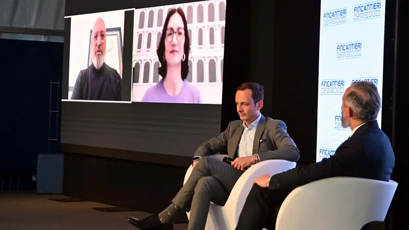 Foto Bruni Trieste 08.05.22 LINK: Fedriga e Monestir con Bonaccini e Gelmini on-line