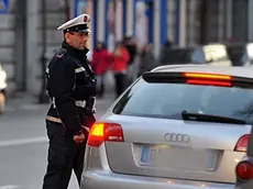 Foto BRUNI TRieste 17.02.12 Polizia Locale:Controlli blandi al traffico per la chiusura del centro