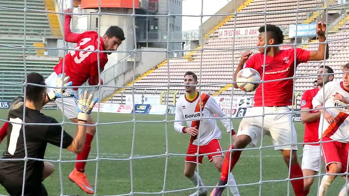 Lasorte Trieste 12/02/17 - Serie D, Triestina - Este, Gol 3-1 ed Esultanza