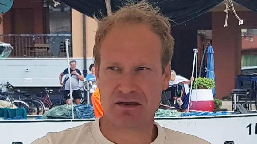 Denis Corbatto che interpreta Marco nel film “Piccolo Corpo”