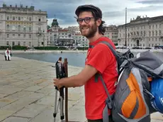 Lasorte Trieste 09/07/14 - Nicolò Giraldi, Arrivo a Trieste, A Piedi da Londra, Centenario Grande Guerra