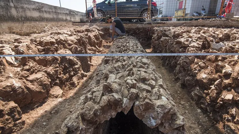 Uno scorcio dell’area rinvenuta durante gli scavi Foto da slobodnadalmacija.hr
