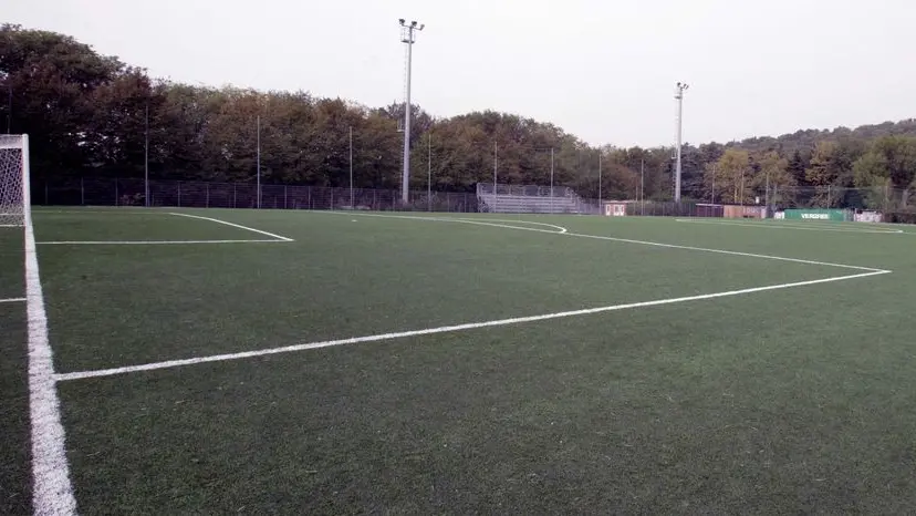 Uno dei campi da calcio di Borgo San Sergio