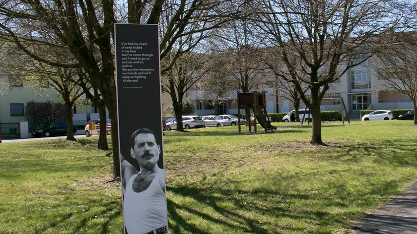 Il giardino dedicato a Freddy Mercury Foto Bonaventura