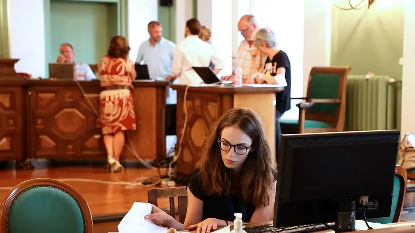Lasorte Trieste 21/08/22 - Tribunale, stanza 192, Presentazione Liste Elezioni