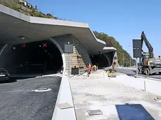 L'ingresso della galleria autostradale di San Marco a Capodistria